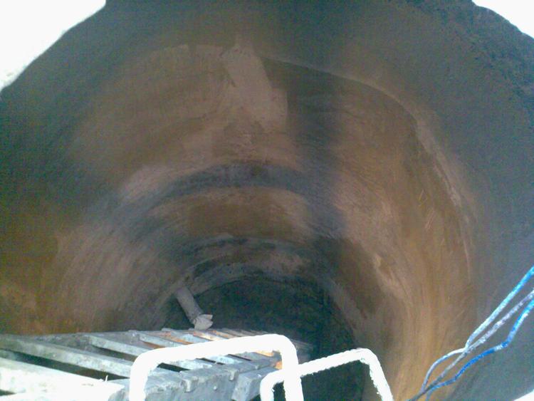 Wasserdichtigkeit des Tanks im Werk "Pivdenkabel"