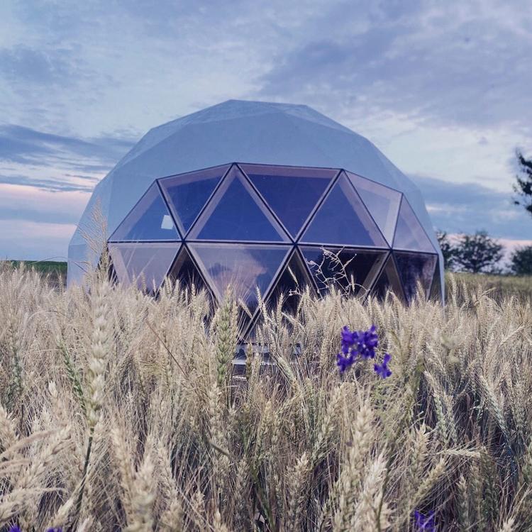 Waterproofing of a dome house with polyurethane mastics (from our clients)