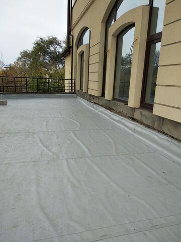 Installation of a membrane roof on Chernyshevskogo Street